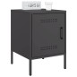 vidaXL Nachttisch Schwarz 36x39x50,5 cm Stahl vidaXL Nachttisch Schwarz 36x39x50,5 cm Stahl
