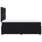 vidaXL Boxspringbett mit Matratze Schwarz 120x190 cm Samt vidaXL Boxspringbett mit Matratze Schwarz 120x190 cm Samt