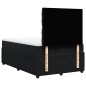 vidaXL Boxspringbett mit Matratze Schwarz 120x190 cm Samt vidaXL Boxspringbett mit Matratze Schwarz 120x190 cm Samt