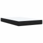 vidaXL Boxspringbett mit Matratze Schwarz 120x190 cm Samt vidaXL Boxspringbett mit Matratze Schwarz 120x190 cm Samt
