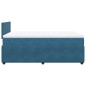 vidaXL Boxspringbett mit Matratze Blau 120x190 cm Samt vidaXL Boxspringbett mit Matratze Blau 120x190 cm Samt
