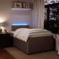 vidaXL Boxspringbett mit Matratze Hellgrau 120x190 cm Samt vidaXL Boxspringbett mit Matratze Hellgrau 120x190 cm Samt