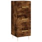 vidaXL Highboard Räuchereiche 34,5x34x180 cm Holzwerkstoff vidaXL Highboard Räuchereiche 34,5x34x180 cm Holzwerkstoff
