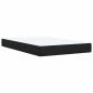 vidaXL Boxspringbett mit Matratze Schwarz 120x190 cm Samt vidaXL Boxspringbett mit Matratze Schwarz 120x190 cm Samt