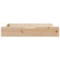vidaXL Bettschubladen mit Rollen 2 Stk. 95x55x17 cm Massivholz Kiefer vidaXL Bettschubladen mit Rollen 2 Stk. 95x55x17 cm Massivholz Kiefer