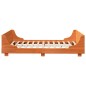 vidaXL Massivholzbett ohne Matratze Wachsbraun 160x200 Kiefernholz vidaXL Massivholzbett ohne Matratze Wachsbraun 160x200 Kiefernholz