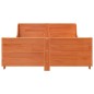vidaXL Massivholzbett ohne Matratze Wachsbraun 135x190 cm Kiefernholz vidaXL Massivholzbett ohne Matratze Wachsbraun 135x190 cm Kiefernholz