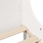 vidaXL Massivholzbett ohne Matratze Weiß 140x190 cm Kiefernholz vidaXL Massivholzbett ohne Matratze Weiß 140x190 cm Kiefernholz