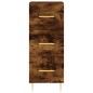 vidaXL Highboard Räuchereiche 34,5x34x180 cm Holzwerkstoff vidaXL Highboard Räuchereiche 34,5x34x180 cm Holzwerkstoff