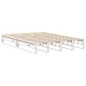 vidaXL Massivholzbett ohne Matratze Weiß 160x200 Kiefernholz vidaXL Massivholzbett ohne Matratze Weiß 160x200 Kiefernholz
