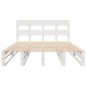 vidaXL Massivholzbett ohne Matratze Weiß 160x200 Kiefernholz vidaXL Massivholzbett ohne Matratze Weiß 160x200 Kiefernholz