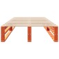 vidaXL Massivholzbett ohne Matratze Wachsbraun 100x200 Kiefernholz vidaXL Massivholzbett ohne Matratze Wachsbraun 100x200 Kiefernholz