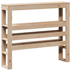 vidaXL Kopfteil mit Ablagen 75 cm Massivholz Kiefer