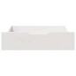 vidaXL Bettschubladen 2 Stk. Weiß 65x55x17 cm Massivholz Kiefer vidaXL Bettschubladen 2 Stk. Weiß 65x55x17 cm Massivholz Kiefer