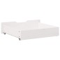 vidaXL Bettschubladen 2 Stk. Weiß 65x55x17 cm Massivholz Kiefer vidaXL Bettschubladen 2 Stk. Weiß 65x55x17 cm Massivholz Kiefer