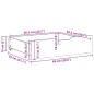 vidaXL Bettschubladen 2 Stk. Weiß 65x55x17 cm Massivholz Kiefer vidaXL Bettschubladen 2 Stk. Weiß 65x55x17 cm Massivholz Kiefer