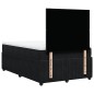 vidaXL Boxspringbett mit Matratze Schwarz 120x190 cm Samt vidaXL Boxspringbett mit Matratze Schwarz 120x190 cm Samt