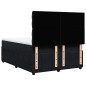 vidaXL Boxspringbett mit Matratze Schwarz 160x200 cm Samt vidaXL Boxspringbett mit Matratze Schwarz 160x200 cm Samt