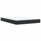 vidaXL Boxspringbett mit Matratze Schwarz 160x200 cm Samt vidaXL Boxspringbett mit Matratze Schwarz 160x200 cm Samt