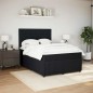 vidaXL Boxspringbett mit Matratze Schwarz 160x200 cm Samt vidaXL Boxspringbett mit Matratze Schwarz 160x200 cm Samt