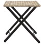 vidaXL 5-tlg. Garten-Essgruppe Klappbar Beige Poly Rattan vidaXL 5-tlg. Garten-Essgruppe Klappbar Beige Poly Rattan
