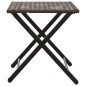 vidaXL 5-tlg. Garten-Essgruppe Klappbar Braun Poly Rattan vidaXL 5-tlg. Garten-Essgruppe Klappbar Braun Poly Rattan