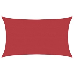 vidaXL Sonnensegel 160 g/m² Rot 5x8 m HDPE