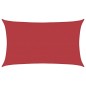 vidaXL Sonnensegel 160 g/m² Rot 5x8 m HDPE