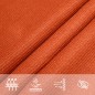 vidaXL Sonnensegel 160 g/m² Orange 4x4x5,8 m HDPE
