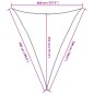 vidaXL Sonnensegel 160 g/m² Orange 4x5x5 m HDPE