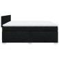 vidaXL Boxspringbett mit Matratze Schwarz 200x200 cm Stoff vidaXL Boxspringbett mit Matratze Schwarz 200x200 cm Stoff