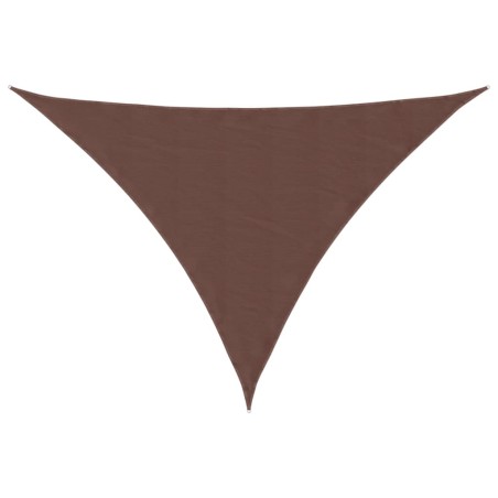 vidaXL Sonnensegel Oxford-Gewebe Dreieckig 3x3x4,24 m Braun