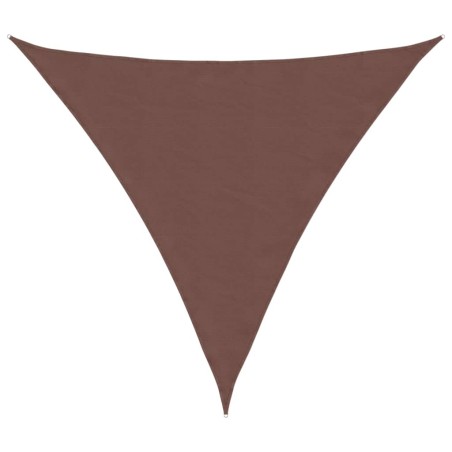 vidaXL Sonnensegel Oxford-Gewebe Dreieckig 6x6x6 m Braun
