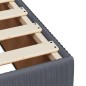 vidaXL Boxspringbett mit Matratze Dunkelgrau 120x190 cm Samt vidaXL Boxspringbett mit Matratze Dunkelgrau 120x190 cm Samt