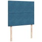 vidaXL Boxspringbett mit Matratze Dunkelblau 120x190 cm Samt vidaXL Boxspringbett mit Matratze Dunkelblau 120x190 cm Samt