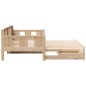 vidaXL Tagesbett Ausziehbar mit Schubladen ohne Matratze 90x200 cm vidaXL Tagesbett Ausziehbar mit Schubladen ohne Matratze 90x200 cm