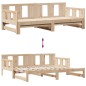 vidaXL Tagesbett Ausziehbar mit Schubladen ohne Matratze 90x200 cm vidaXL Tagesbett Ausziehbar mit Schubladen ohne Matratze 90x200 cm