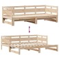 vidaXL Tagesbett Ausziehbar mit Schubladen ohne Matratze 90x200 cm vidaXL Tagesbett Ausziehbar mit Schubladen ohne Matratze 90x200 cm