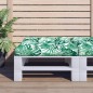 vidaXL Palettensofa-Kissen Blattmuster 70x70x12 cm vidaXL Palettensofa-Kissen Blattmuster 70x70x12 cm