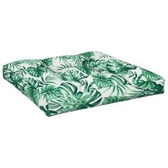 vidaXL Palettensofa-Kissen Blattmuster 70x70x12 cm