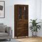 vidaXL Highboard Braun Eichen-Optik 69,5x34x180 cm Holzwerkstoff vidaXL Highboard Braun Eichen-Optik 69,5x34x180 cm Holzwerkstoff