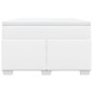 vidaXL Boxspringbett mit Matratze Weiß 120x190 cm Kunstleder vidaXL Boxspringbett mit Matratze Weiß 120x190 cm Kunstleder