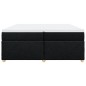 vidaXL Boxspringbett mit Matratze Schwarz 200x200 cm Stoff vidaXL Boxspringbett mit Matratze Schwarz 200x200 cm Stoff