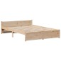 vidaXL Bettgestell mit Kopfteil ohne Matratze 140x200 cm vidaXL Bettgestell mit Kopfteil ohne Matratze 140x200 cm