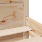 vidaXL Bettgestell mit Kopfteil ohne Matratze 140x200 cm vidaXL Bettgestell mit Kopfteil ohne Matratze 140x200 cm