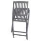 vidaXL Klappbare Gartenstühle 8 Stk. mit Kissen Massivholz Akazie vidaXL Klappbare Gartenstühle 8 Stk. mit Kissen Massivholz Akazie