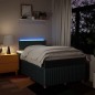 vidaXL Boxspringbett mit Matratze Blau 120x190 cm Stoff vidaXL Boxspringbett mit Matratze Blau 120x190 cm Stoff