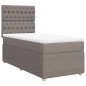 vidaXL Boxspringbett mit Matratze Taupe 80x200 cm Stoff vidaXL Boxspringbett mit Matratze Taupe 80x200 cm Stoff
