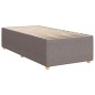 vidaXL Boxspringbett mit Matratze Taupe 80x200 cm Stoff vidaXL Boxspringbett mit Matratze Taupe 80x200 cm Stoff