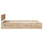 vidaXL Massivholzbett mit Schubladen 140x190 cm Kiefer vidaXL Massivholzbett mit Schubladen 140x190 cm Kiefer